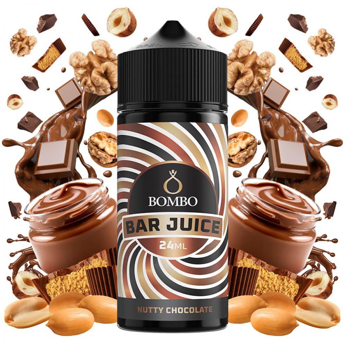 BOMBO BAR JUICE NUTTY CHOCOLATE 24ML/120ML FLAVORSHOT